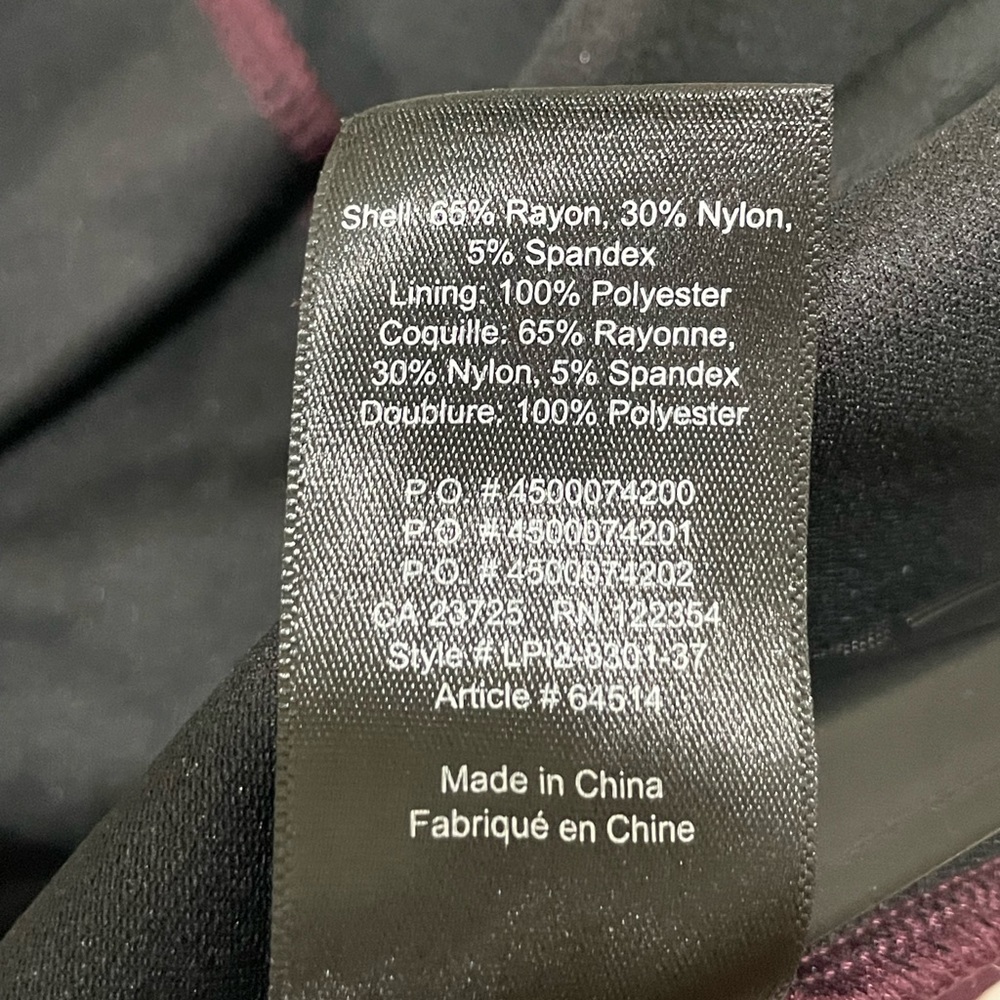 Sunday Best Tartine Long Sleeve Maroon Dress - Picture 6 of 7